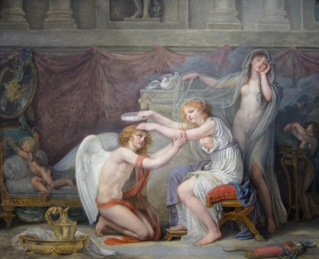 Psyche Crowning Cupid