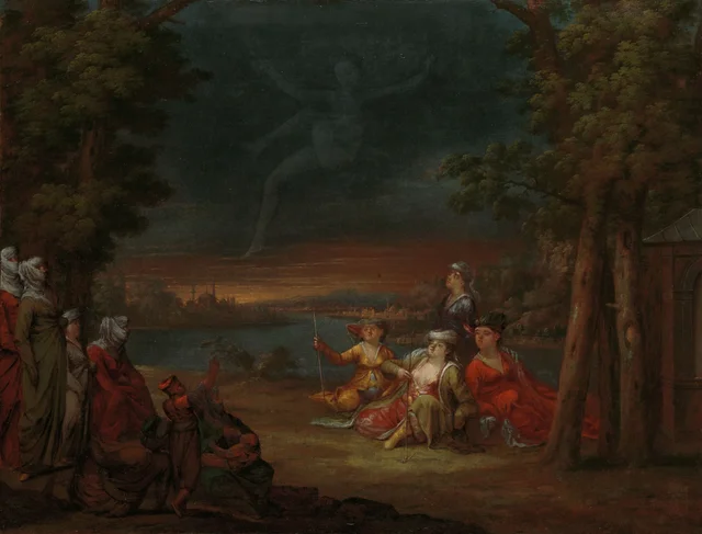 Femmes turques dans la campagne près d'Istanbul, Jean-Baptiste Vanmour