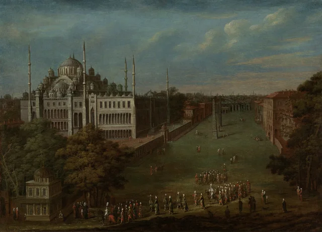 Le grand vizir traversant l'Atmeydanı (l'Hippodrome)