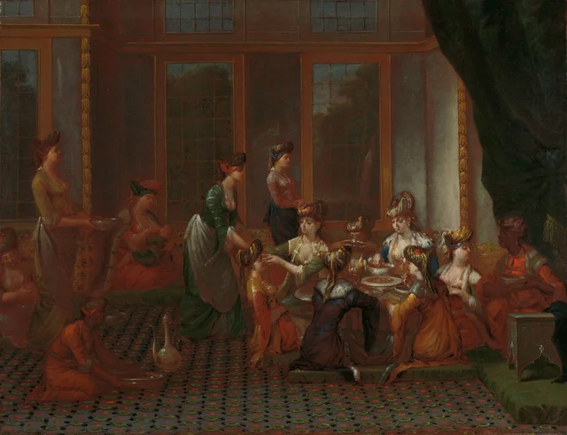 Repas de grandes dames turques, Jean-Baptiste Vanmour