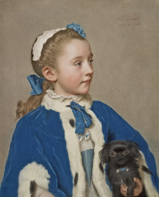 Retrato de Maria Frederike van Reede-Athlone a los siete años
