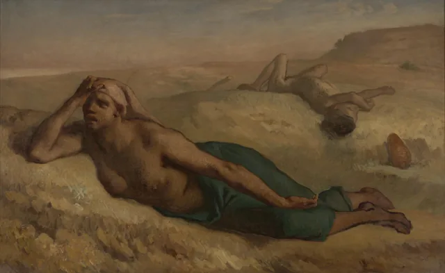 Hagar and Ishmael, Jean-François Millet