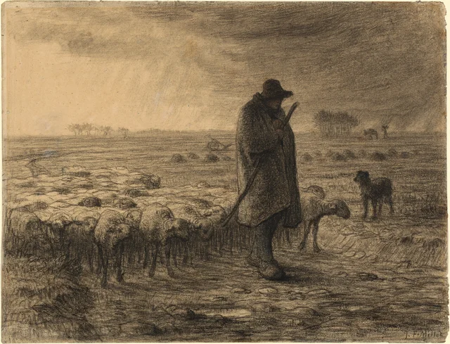 Shepherd Returning with His Flock