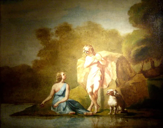 Pastores de la Arcadia, Jean-François Millet