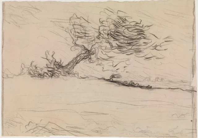 Vindstødet, Jean-François Millet