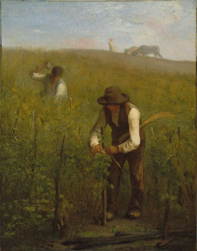 In the Vineyard, Jean-François Millet