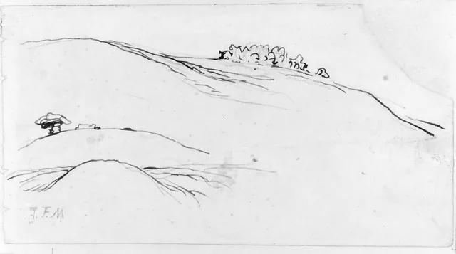Landskapsstudie, Jean-François Millet