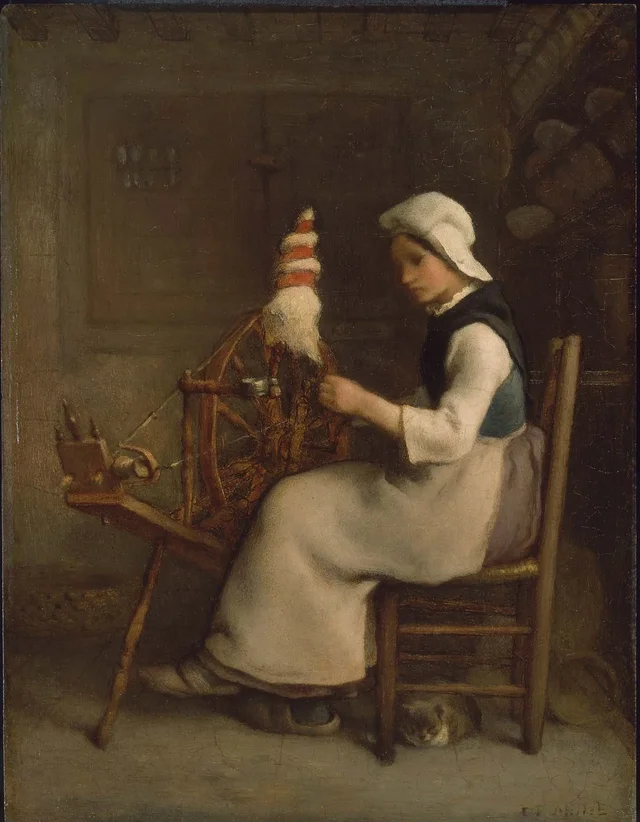 Seated Spinner (Emélie Millet)
