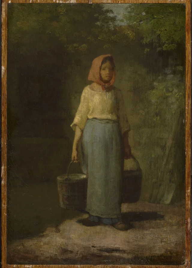 Peasant Girl Returning from the Well, Jean-François Millet
