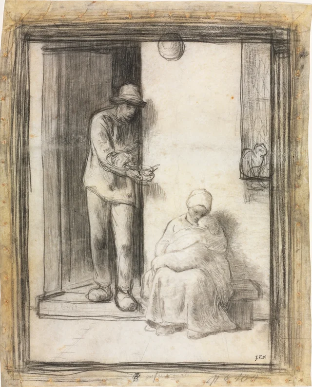 L'Enfant malade, Jean-François Millet