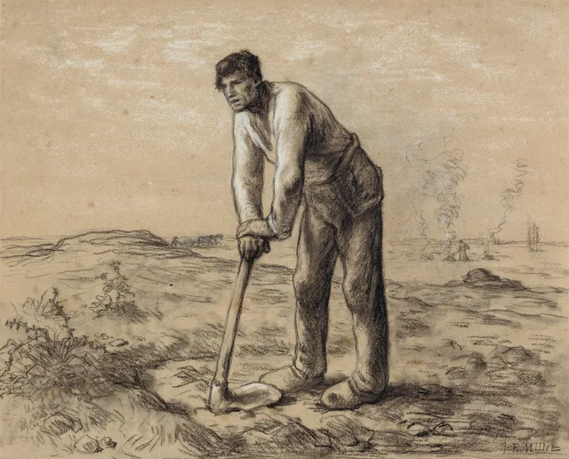 Man with a Hoe, Jean-François Millet