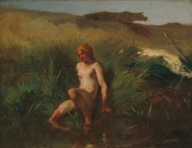 The Bather, Jean-François Millet