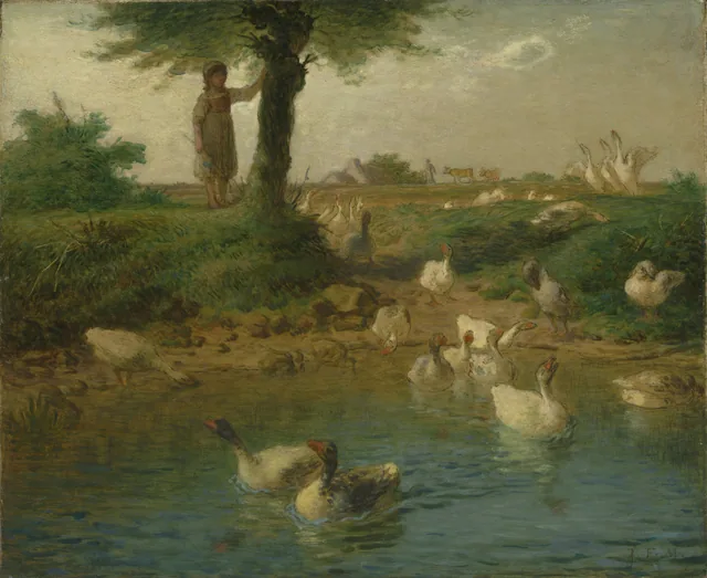 The Goosegirl, Jean-François Millet