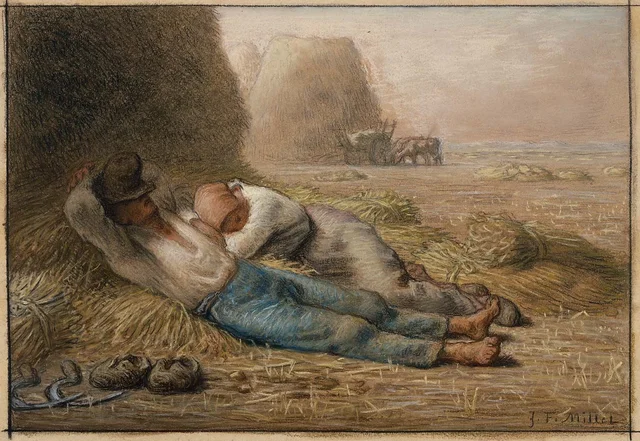 Noonday Rest, Jean-François Millet