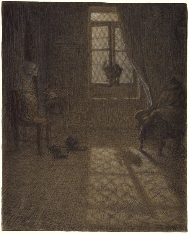 "Le chat" or The Cat at the Window