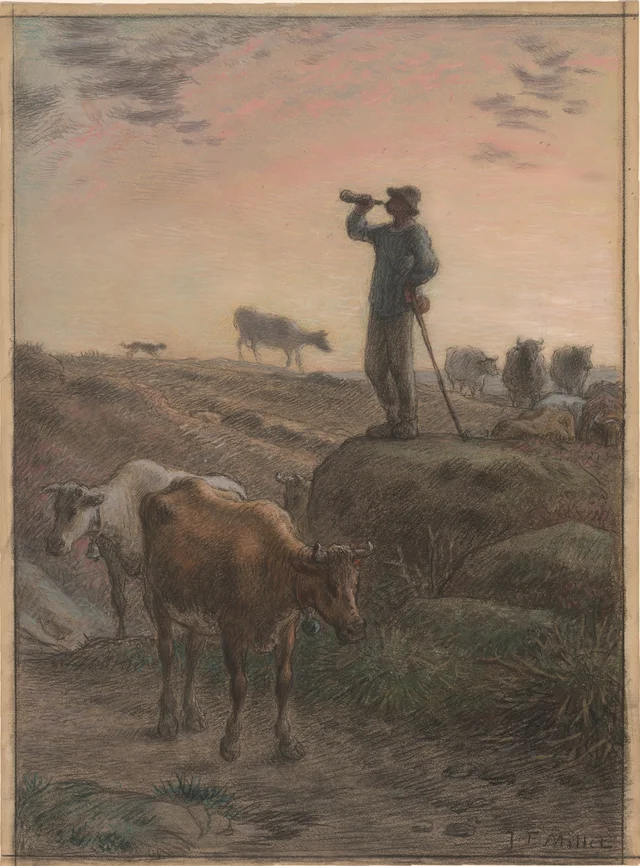 Calling Home the Cows, Jean-François Millet