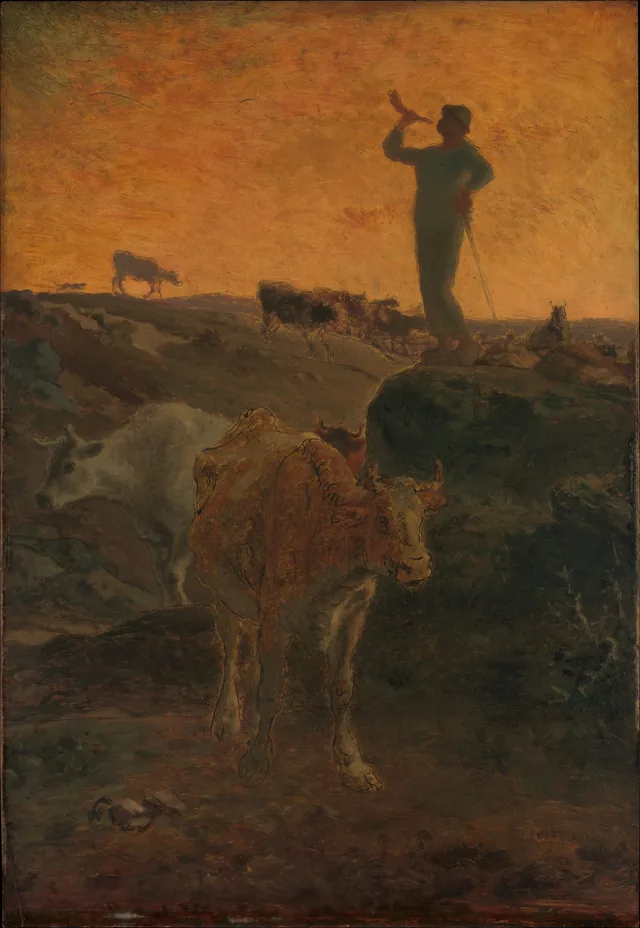 Calling the Cows Home, Jean-François Millet
