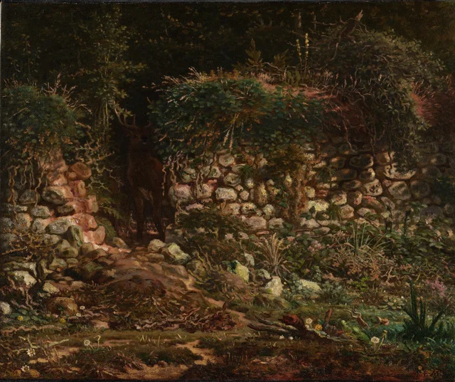 Le Vieux Mur, Jean-François Millet