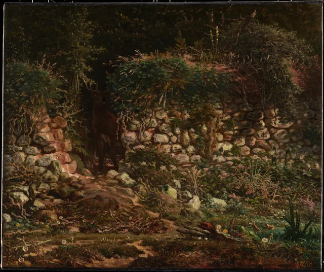 The Old Wall, Jean-François Millet