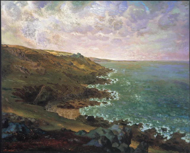 The Cliffs of Gréville, Jean-François Millet