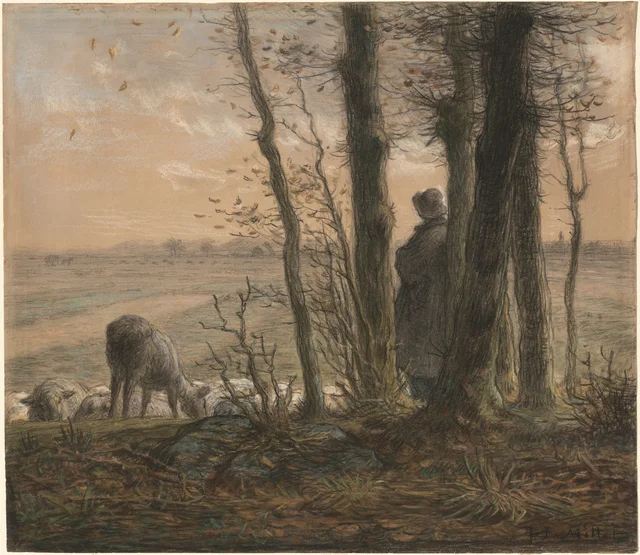 Falling Leaves, Jean-François Millet