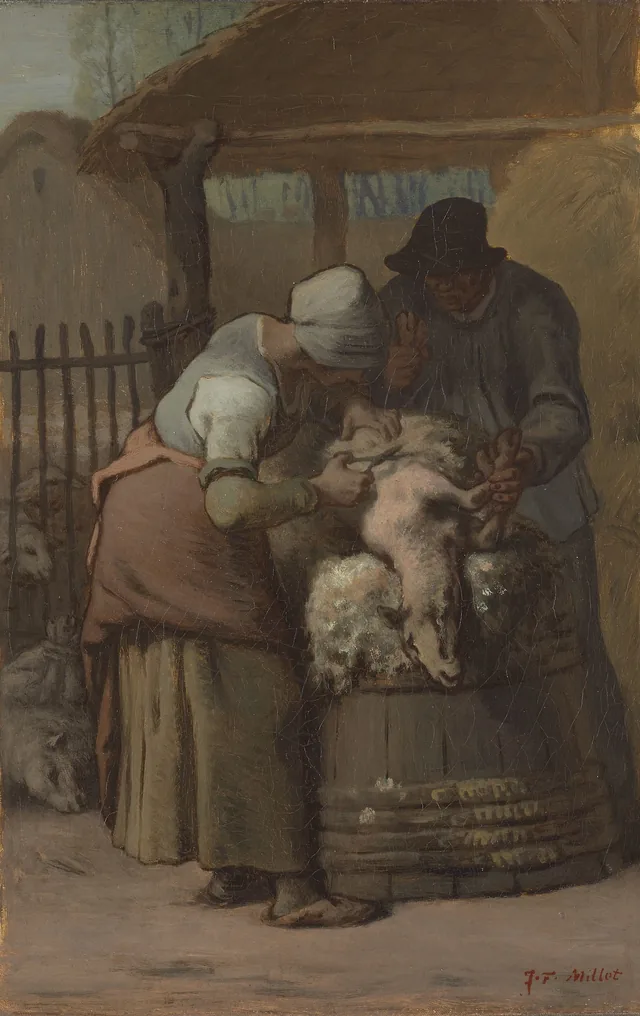 The Sheepshearers, Jean-François Millet
