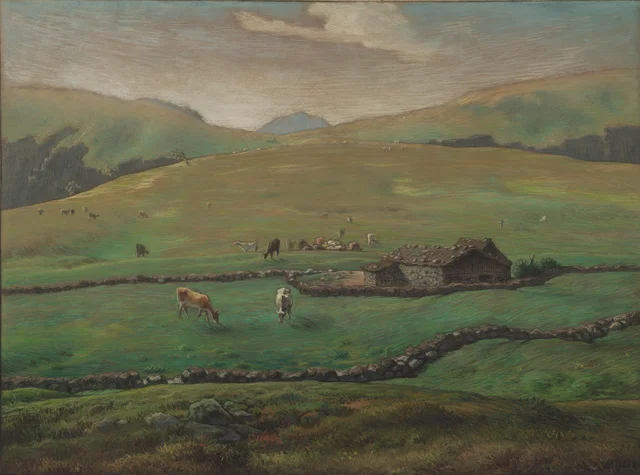 Pasture in the Vosges Mountains, Jean-François Millet