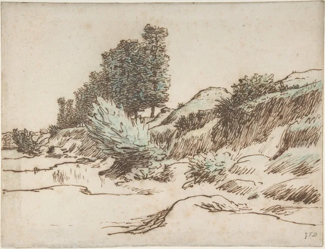 Landscape, Vichy, Jean-François Millet