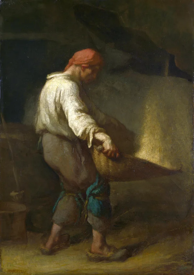 The Winnower, Jean-François Millet