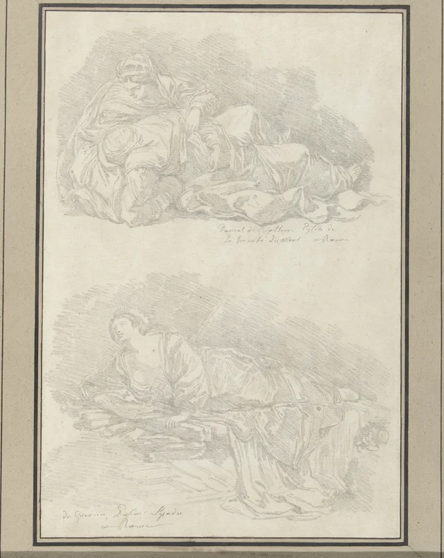 Sketches after Paintings in the Trinità dei Monti and the Palazzo Spada, Jean-Honoré Fragonard