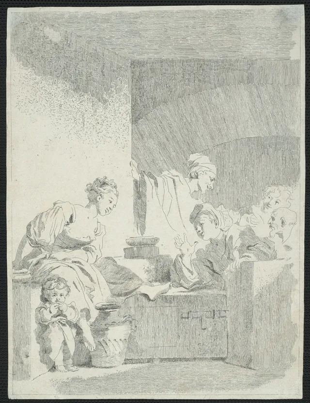 The Interior, Jean-Honoré Fragonard