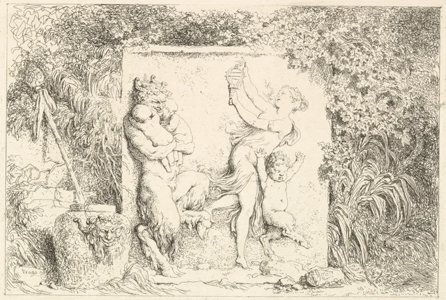 La Danse des satyres, Jean-Honoré Fragonard