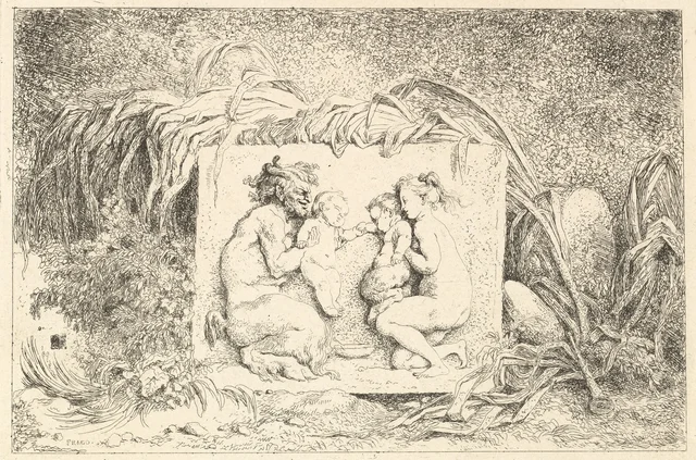 La Famille du satyre, Jean-Honoré Fragonard