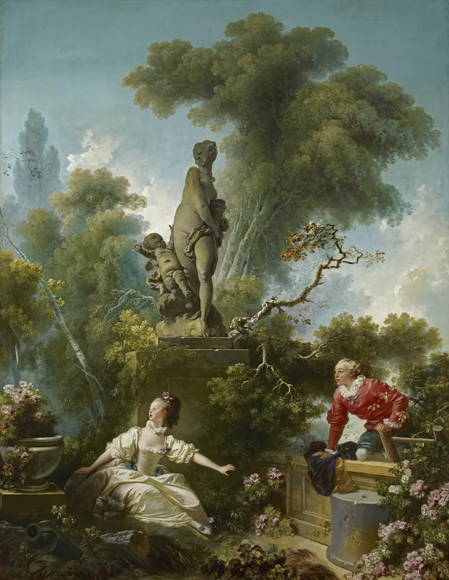 La Rencontre, Jean-Honoré Fragonard