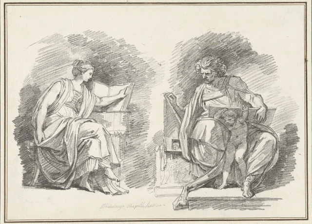 La sibila de Eritrea y el profeta Daniel, Jean-Honoré Fragonard