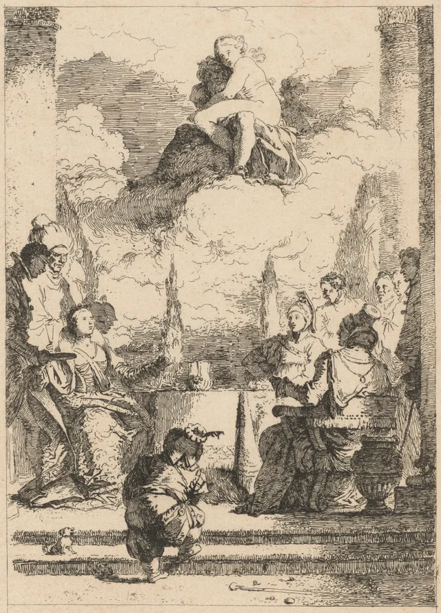 The Banquet of Antony and Cleopatra, Jean-Honoré Fragonard