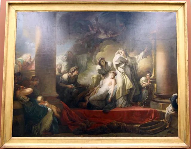 Le grand prêtre Corésus se sacrifie pour sauver Callirhoé