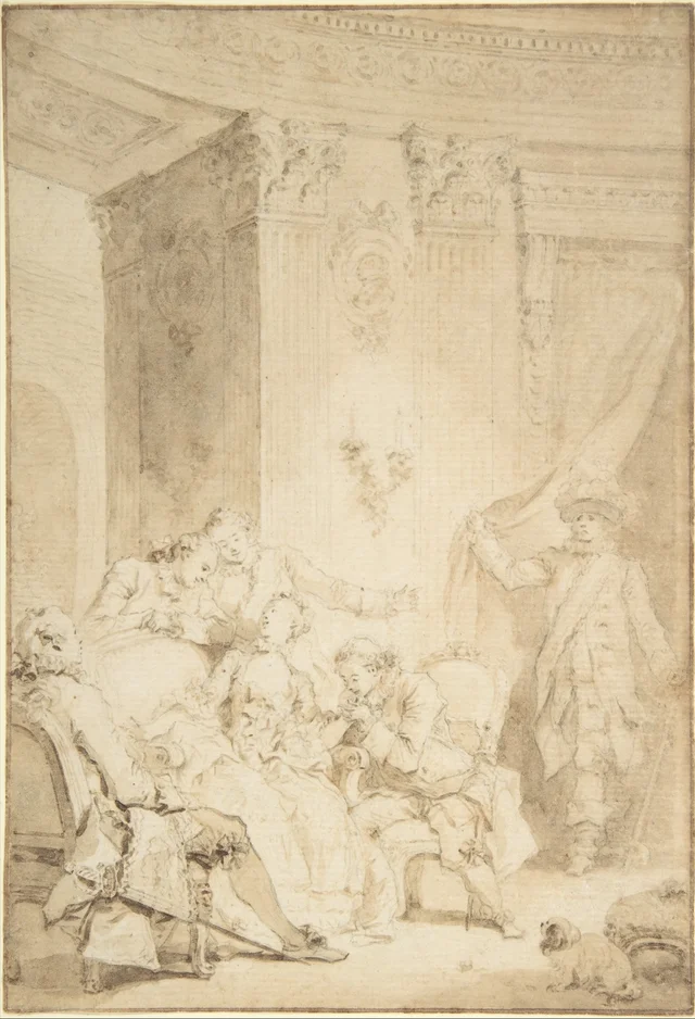 Le Mari confesseur, Jean-Honoré Fragonard