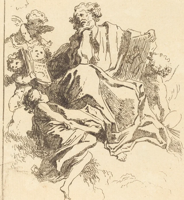 Saint Luc, Jean-Honoré Fragonard