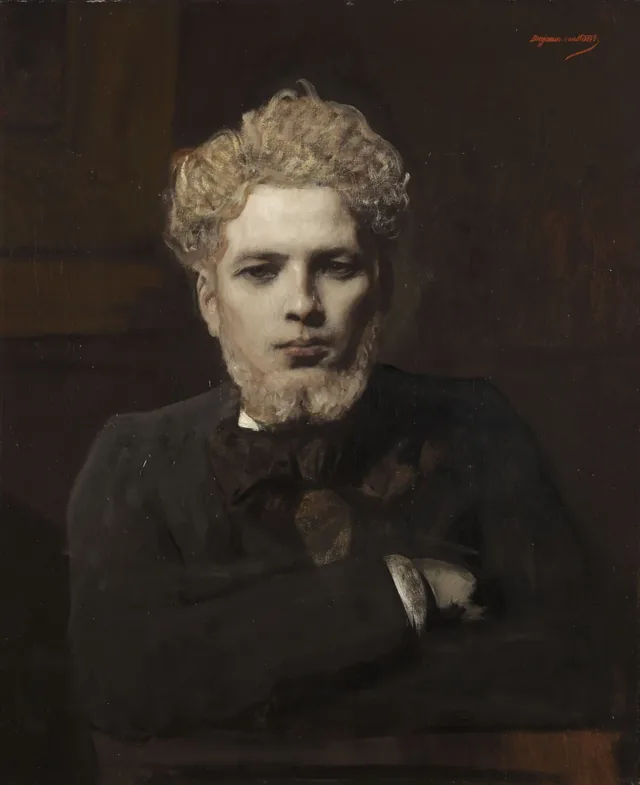 Portrait de jeune homme barbu, dit l'Albinos, Jean-Joseph Benjamin-Constant