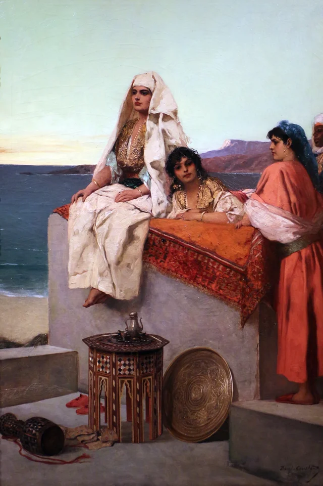 Soir au bord de la mer, Tanger, Jean-Joseph Benjamin-Constant