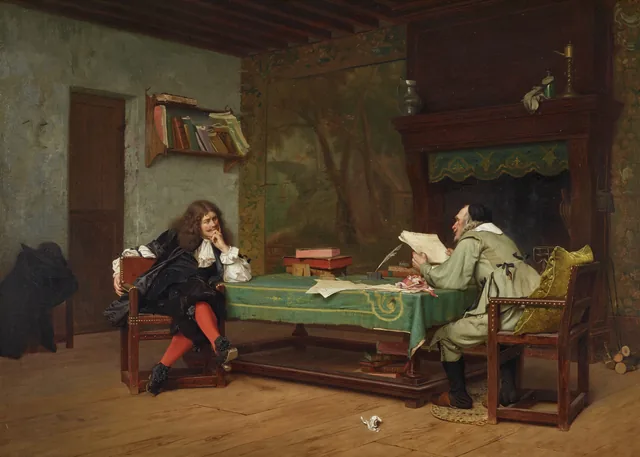 Uma colaboração (Molière e Corneille), Jean-Léon Gérôme