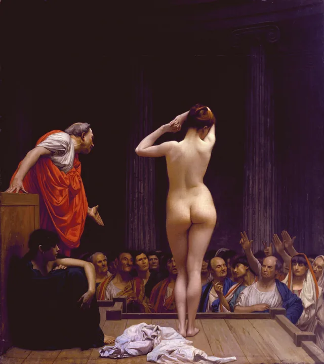 Mercado romano de escravos, Jean-Léon Gérôme