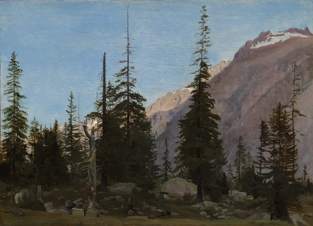 Paisagem alpina: o Handegg, Suíça, Jean-Léon Gérôme