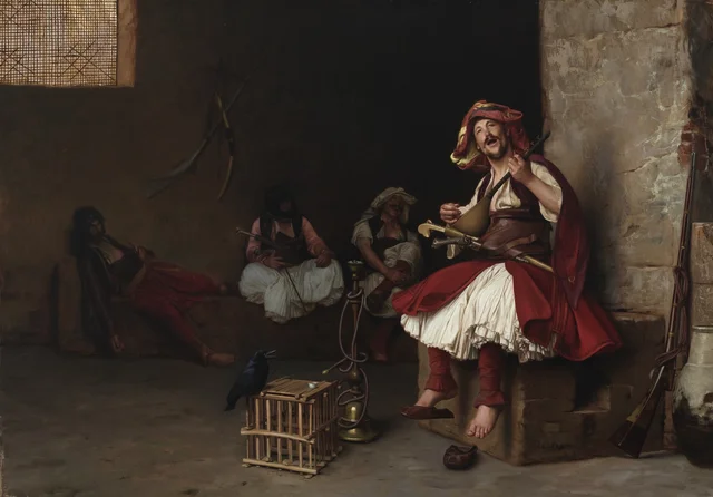 Bashi-bazouk cantando, Jean-Léon Gérôme
