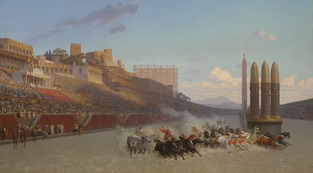 Corrida de bigas, Jean-Léon Gérôme