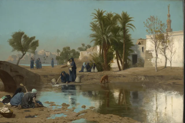 Mulheres felás tirando água, Jean-Léon Gérôme