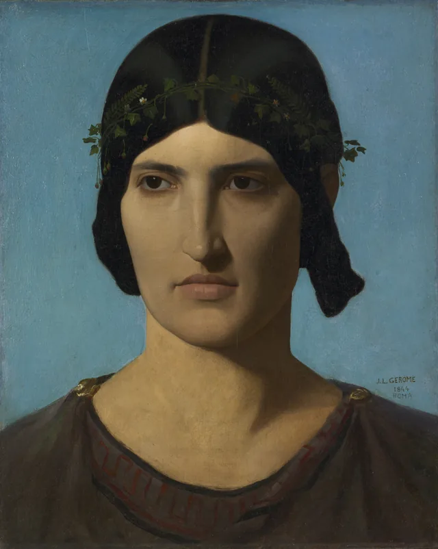 Cabeça de mulher italiana