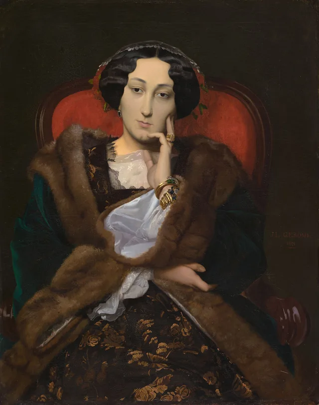 Retrato de mulher, Jean-Léon Gérôme
