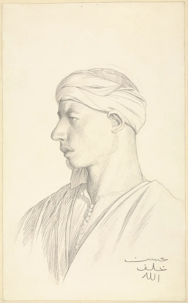 Retrato de um felá egípcio, Jean-Léon Gérôme